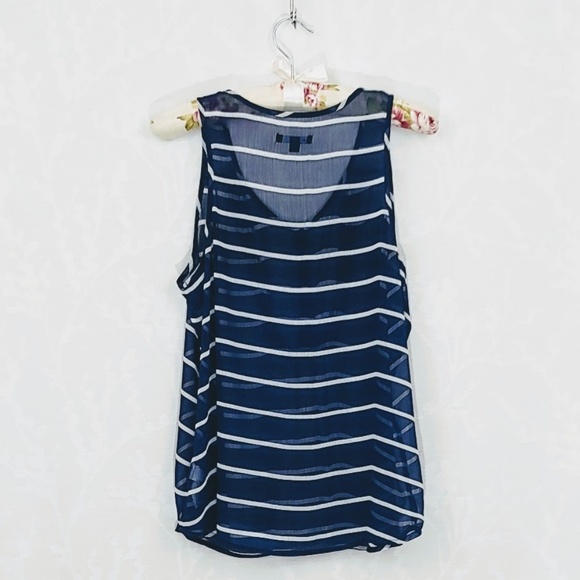 Gap | Striped Sheer Tank Top | S - Picture 2 of 7